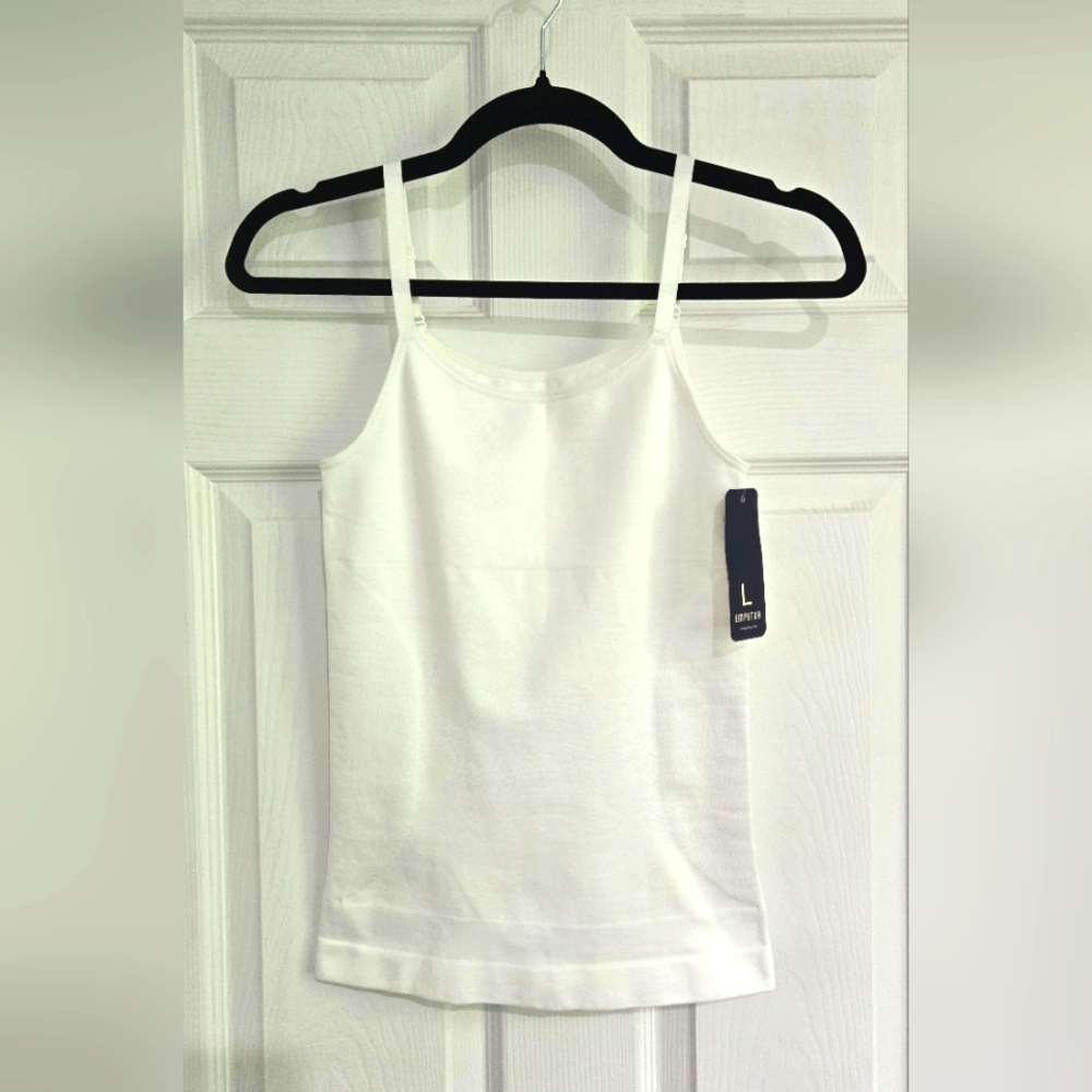 White Scoop Neck Cami Shapewear | Size L